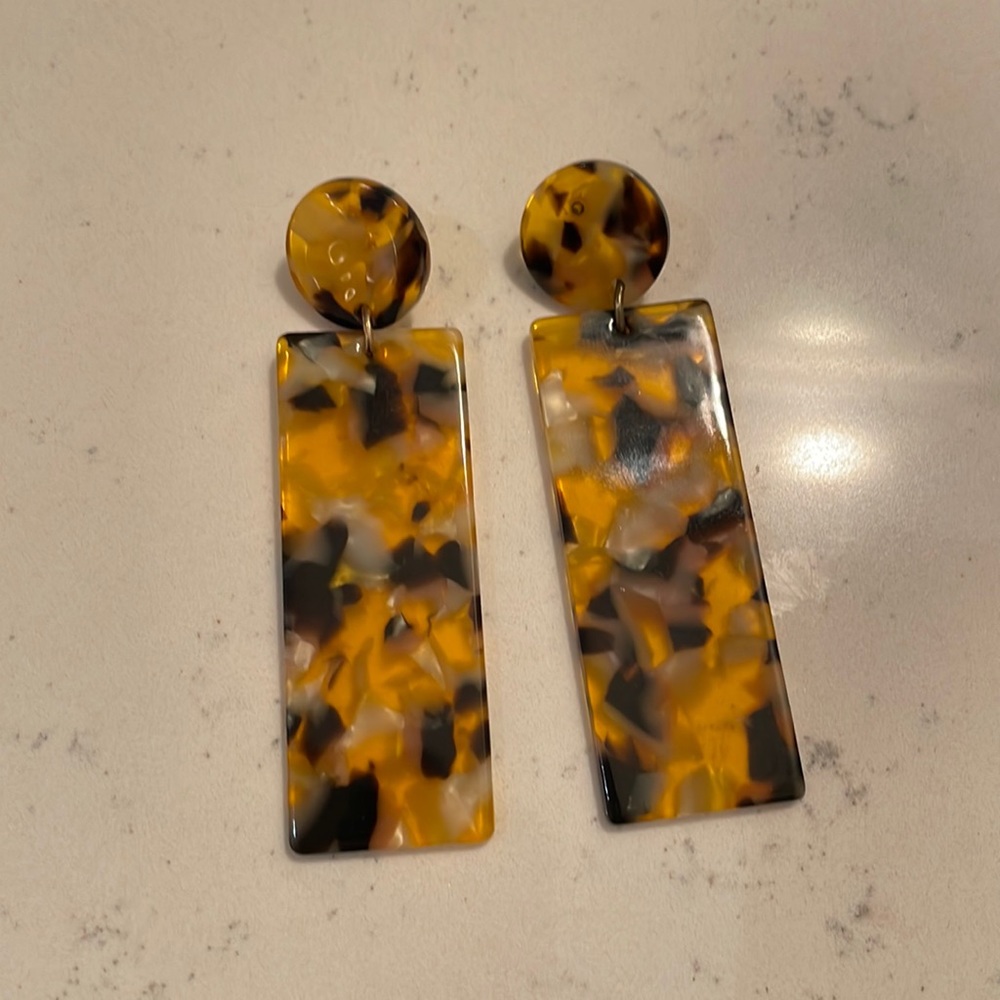 Dangle tiger’s eye earrings